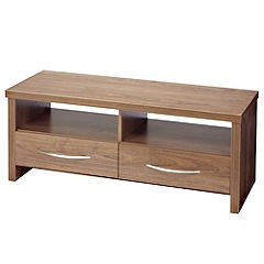 Buy Toscana Walnut Effect 2-drawer Entertainment Centre Promo Offer