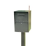 Architectural Mailboxes 5108V Coronado, Bellevue, Oasis, Oasis Jr. Mailbox - Custom Front Lettering - Up to 6 - 3 Inch Characters - Silver