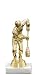 Crown Awards Broomball Trophies - Customizable Participation Broomball Trophy