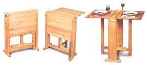 Catskill Craftsmen 1622 Fold Away Table 22x36x30