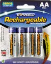 AA 2600 mAh High Capacity Rechargeable Nimh 4 Pack