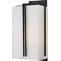 Quoizel KK8310K Keane 1 Light Outdoor Wall Light in Mystic Black with Opal Etched Glass glass