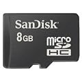 SanDisk 8GB micro Secure Digital High Capacity (microSD HC) Card (8 GB micro SD HC Karte) inkl SD Adapter