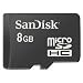 SanDisk 8GB micro Secure Digital High Capacity (microSD HC) Card (8 GB micro SD HC Karte) inkl SD Adapter