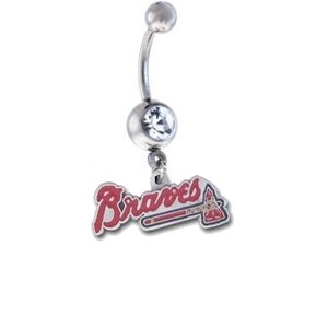 Atlanta Braves MLB Sexy Belly Navel Ring