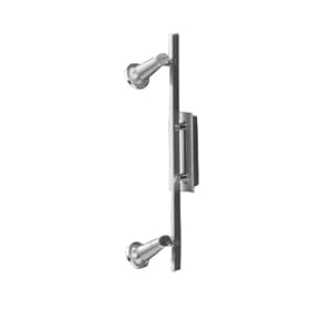 Eglo 81858A Milano 2 Light Track Light Fixture, Nickel Chrome by Eglo