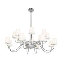 Access Lighting 23967-CH-OPL Vienna 16 Light Two Tier Chandelier in Chrome with Opal glass by Access Lighting