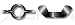 (2000pcs per box) #6-32 Wing Nuts Type "A", Cold Formed Steel, Black Oxide Ships FREE in USA