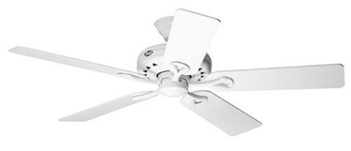 Hunter Savoy 52-Inch Five-Blade Ceiling Fan, White #20516