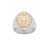 Kent State Golden Flashes Seal Men's Ring Size 10 1/2 - Sterling Silver Jewelry