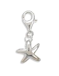 Sterling Silver Starfish Charm with Lobster Clasp