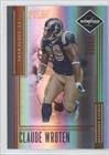 Claude Wroten #4/50 St. Louis Rams (Football Card) 2006 Leaf Limited Bronze Spotlight #166
