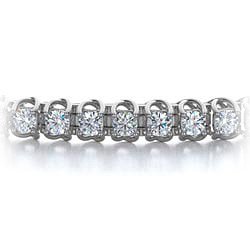Click here for Platinum Scroll Illusion Diamond Bracelet. (1.00ct... prices