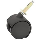 Mintcraft JC-F02 DUAL WHEEL STEM CASTER 1-5/8 - BLACK