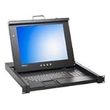 17IN LCD Panel Keyboard Touchpad 1U Rackmount