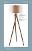 Studio Wood Tripod Floor Lamp Shown in French Wax Finish by Visual Comfort