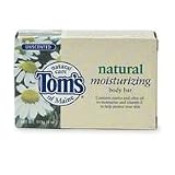Tom's of Maine Natural Moisturizing Body Bar Soap Unscented 4 oz