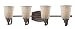 Minka Clairemont Dark Bronze 4 Lt Bath Vanity 6454-267