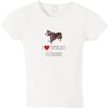 I Love Welsh Corgis (Dk) Dark Jr Miss Girl Tee