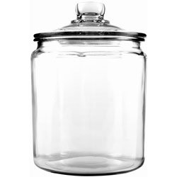 Click here to buy 1 2 Gallon Glass Jar with Cover (85545RAH) by Anchor Hocking.