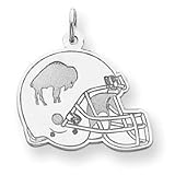 Sterling Silver Buffalo Bills Medium Helmet Charm