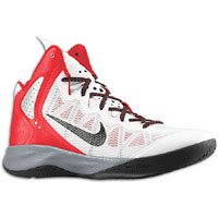 Nike Zoom Hyperenforcer - Mens - White/Sport Red/Cool Grey/Black