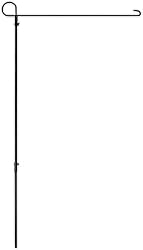 Large Iron Flag Stand Holder Outdoors Yard Garden Patriotic Decorative Display