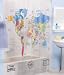 World Map Vinyl Shower Curtain