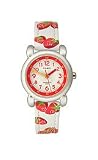 Casio White Strawberries Analog Girls watch #LTR13B-7BV
