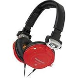 Panasonic RP-DJS-400 DJ Street Style Headphones (Red)