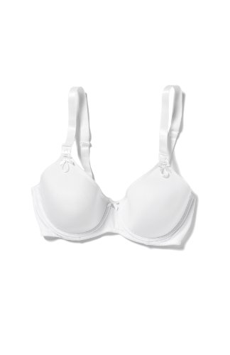 Noppies Damen Umstandsmode/ Unterwäsche/ Still-BH  90482-D, Gr. 80D, Weiß (01 white)