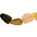 Semi Precious 12 In. Strung Stone Beads - Jasper Mix