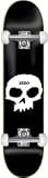 Zero Single Skull Skateboard 8.12 w/Raw Trucks & White Wheels