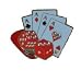 Navika Ball Marker and Hat Clip - Casino Cards and Dice