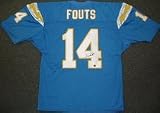 Dan Fouts Autographed San Diego Chargers Throwback Jersey