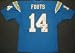 Dan Fouts Autographed San Diego Chargers Throwback Jersey