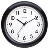 4 Pack of 46991 9 IN. BL ROUND WALL CLOCK by 