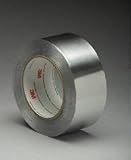 3M Aluminum Foil Tape 425 Silver, 2 in x 60 yd 4.6 mil