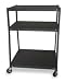 Dakota Designs 1DNP2 Audio-Visual Cart, Open Sides, 3 Shelves
