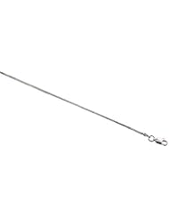 Sterling Silver Italian Square Snake Chain Necklaces & Bracelets heavy 1.8mm wide Nickel Free, Sizes 7 - 30 inch