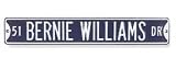 51 Bernie Williams Authentic Street Sign - B0000B0Z9W