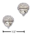 Sterling Silver Acorn Post Earrings