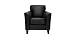 Sofa Workshop Carrie chair tight covered in Bolero Black