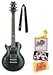 Ibanez ART100L ART Series Left-Handed Electric Guitar Bundle with Strap, Strings, Pick Card, String Winder, and Polishing Cloth - Black