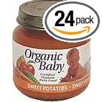 Organic Baby Sweet Potatoes, Organic, 4 Ounce Jars (Pack of 24)