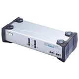 ATEN 2-Port USB 2.0 DVI KVMP Switch with Cables CS1762 (Silver)