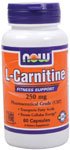 L-Carnitine by NOW Foods - Mental Fitness (250 mg - 60 Capsules)
