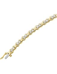 Clevereves 14K Yellow Gold 2 1 2 Ct Tw Diamond Bracelet