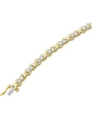 14K Yellow Gold Diamond Bracelet