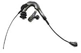 Plantronics Noise Cancel Headset Black Gray Microphone Cloth Clip Quick Disconnect